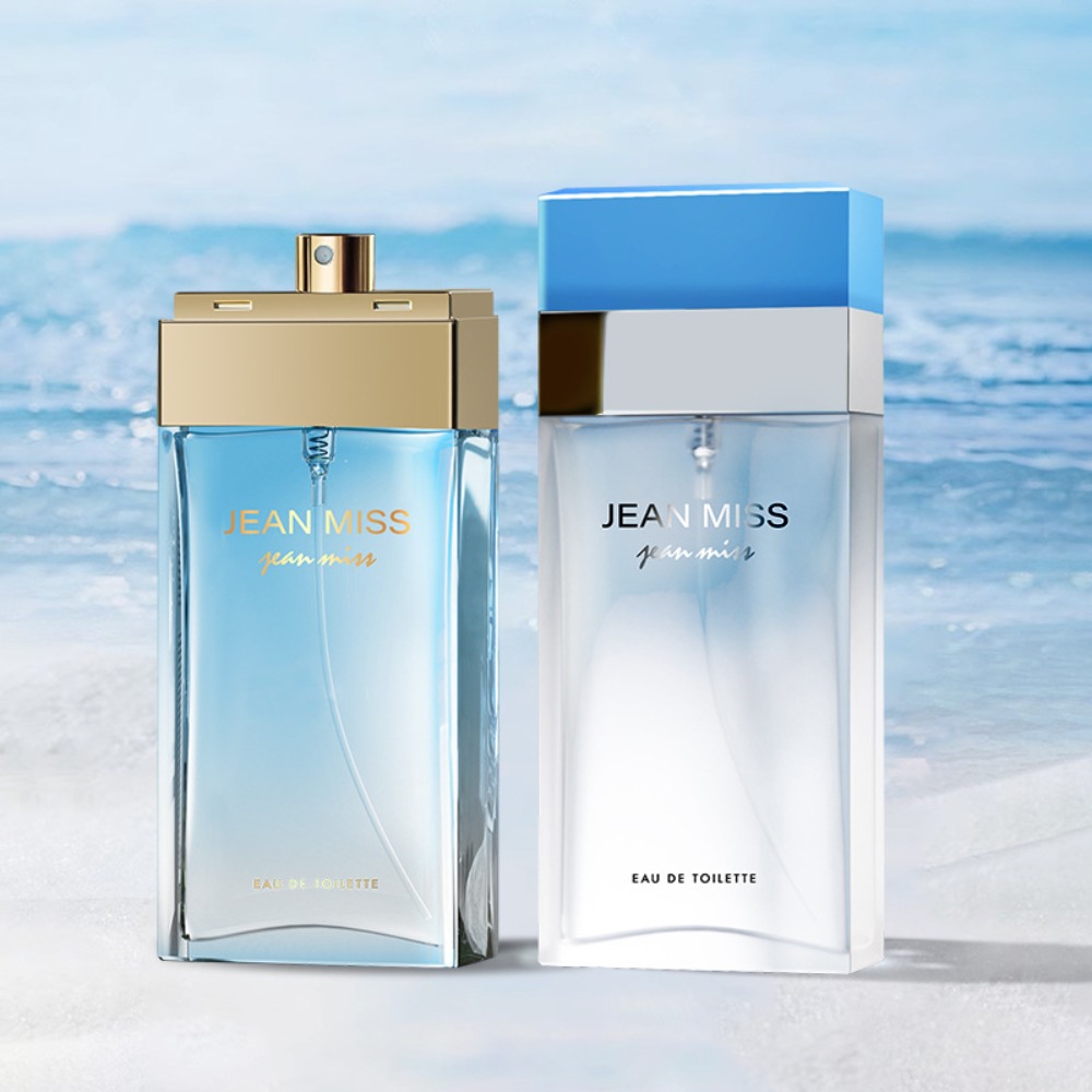Perfume Fragrance Blue - ライトブルーマリンフローラルの香り、女性用、長時間持続する香り、ライトブルーアリュール：レモンのフルーティな香りの軽やかな香水