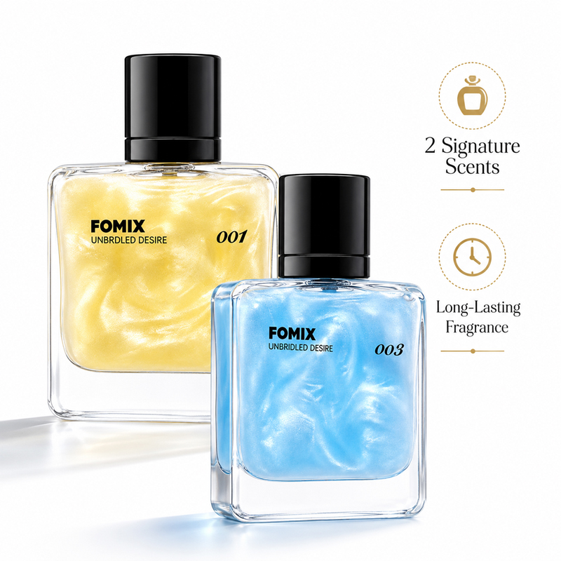 Perfume And Fragrance - FOMIX 2個入りメンズ香水セット、長時間持続するフレッシュオーシャン＆温かみのある魅惑的なオードパルファムスプレー、シトラスフローラルムスクウッディコロン、昼夜兼用携帯用フレグランスギフト（彼への贈り物）