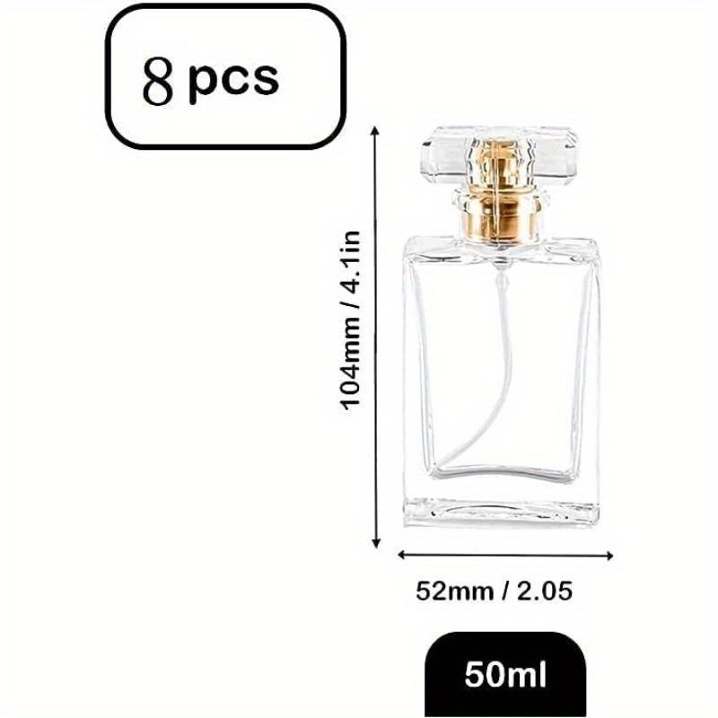 8 個 30 ミリリットルガラス香水瓶空の詰め替えクリア旅行 - Perfume Fragrance Story のレビューと価格