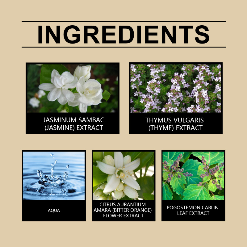 ピュアムスクオードトワレは魅力を醸し出し、持続する香り、自然 - Perfume Jasmine Fragrance のレビューと価格