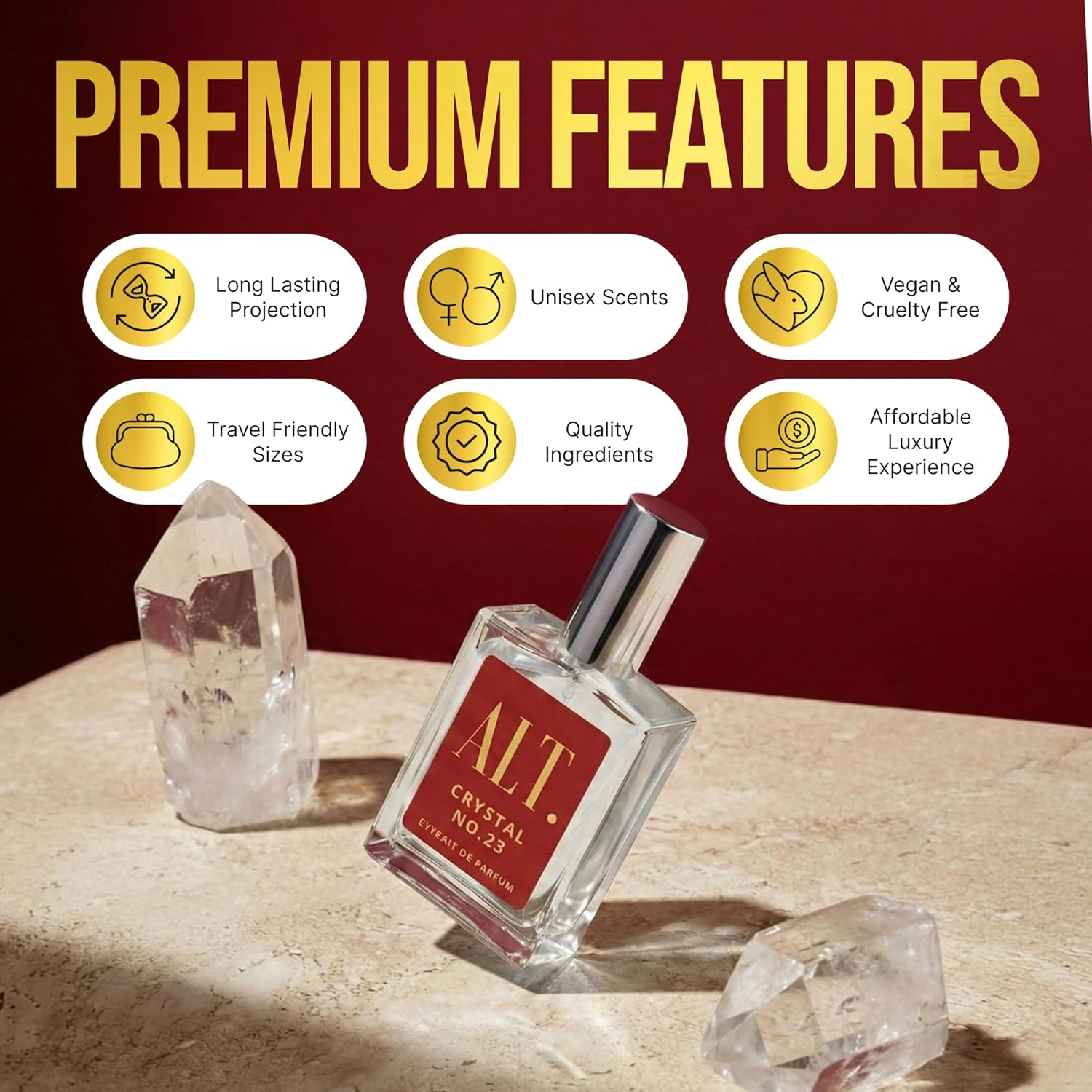 ALT. フレグランス クリスタル No. 23 – バック - Perfume Jasmine Fragrance のレビューと価格