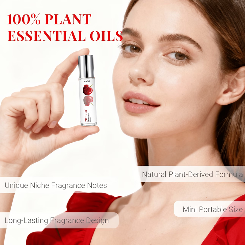 女性用チェリーの香りのロールオン香水、魅力的なフローラルフル - Fragrance World Perfume のレビューと価格