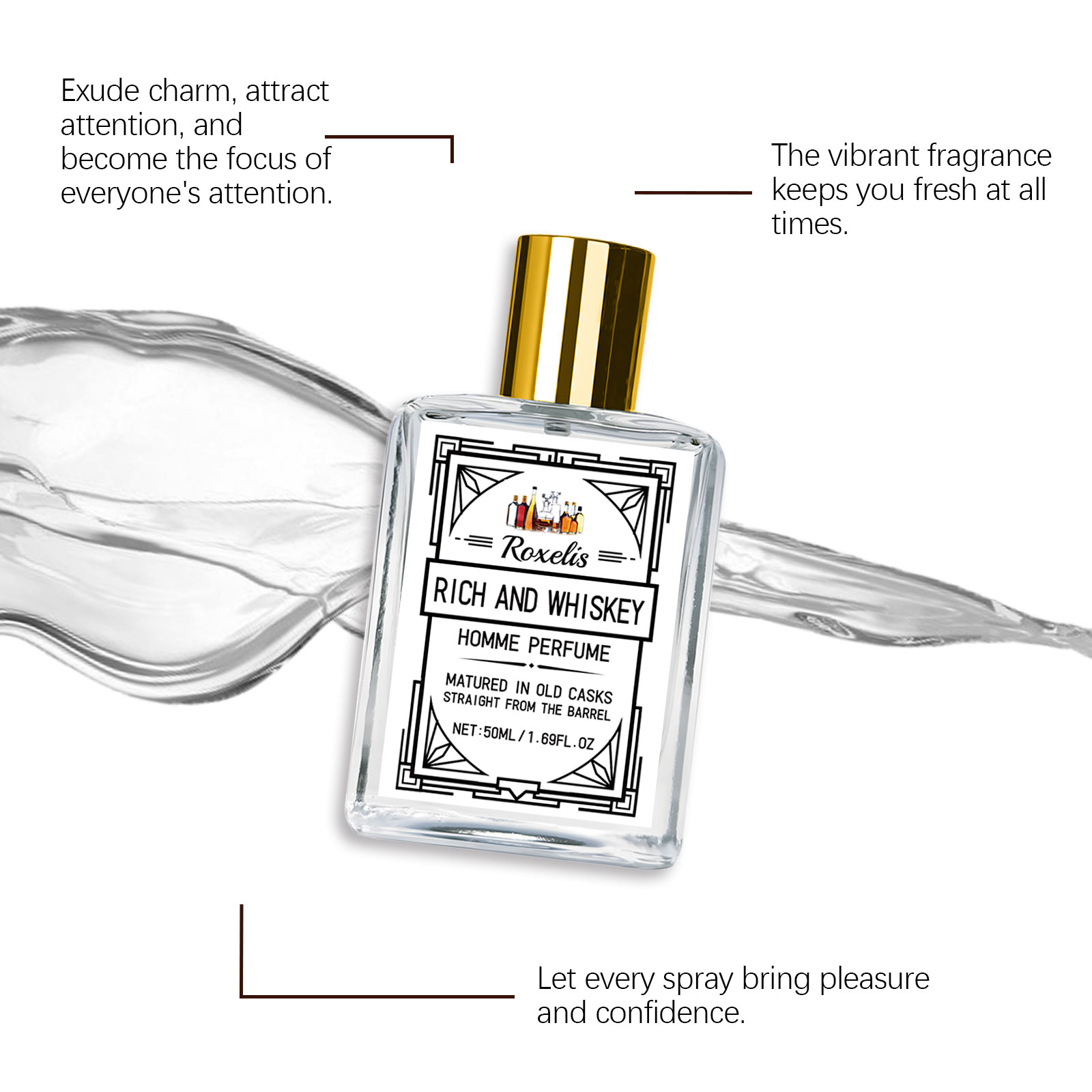 ロクセリス 50ml チャーム ウイスキー メンズ香水 グル - Perfume And Fragrance のレビューと価格