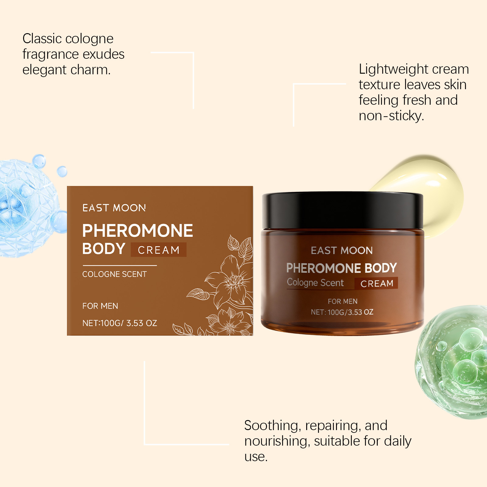 イーストムーンメンフレグランスモイスチャライジングローション - Perfume Fragrance Enhancer のレビューと価格